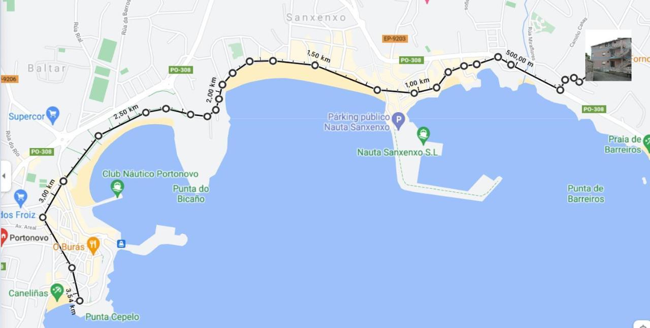 Ferienwohnung Piso Silgar 10 Pax Sanxenxo Exterior foto