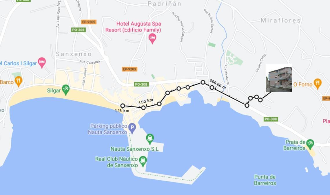 Ferienwohnung Piso Silgar 10 Pax Sanxenxo Exterior foto